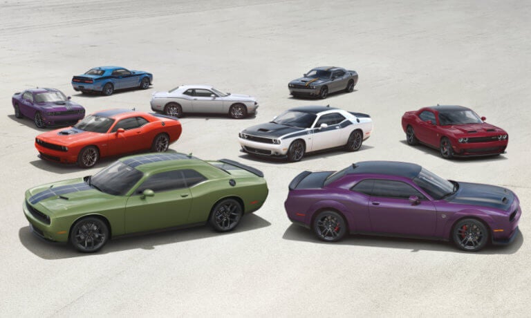 2023 Dodge Challenger lineup featuring various models