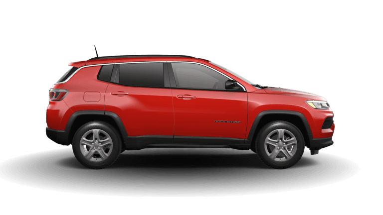 Jeep Compass in red exterior