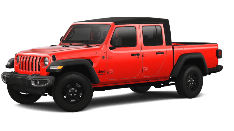 2023 Jeep Gladiator Sport in Firecracker Red exterior