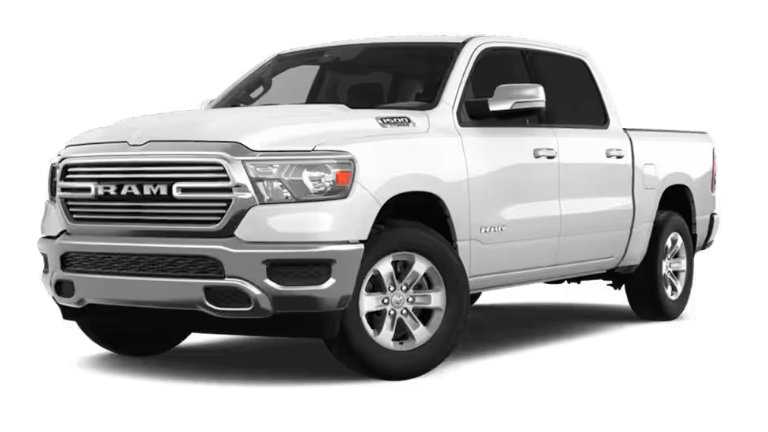 2024 Ram 1500 Laramie in Bright White exterior