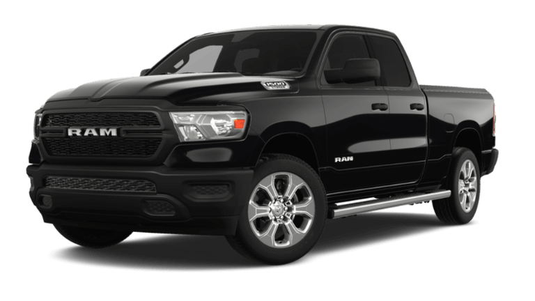 2024 Ram 1500 Tradesman HFE in Diamond Black color