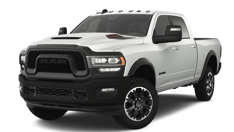 2024 Ram 2500 Rebel in Bright White color