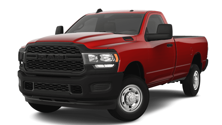 2024 Ram 2500 Tradesman in Flame Red exterior