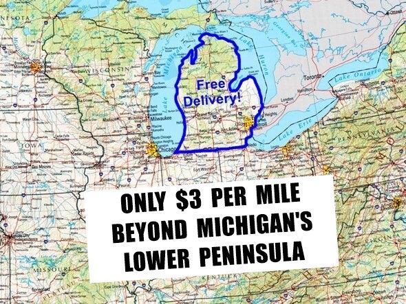 Free Delivery from Tubbs Brothers